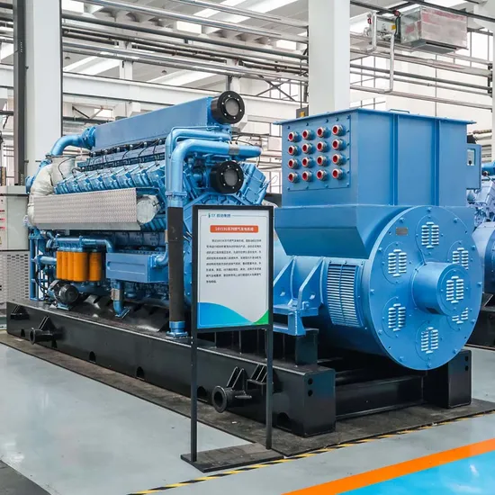 Natural Gas Engine 1000kw Generator Set of Food Processing Industry